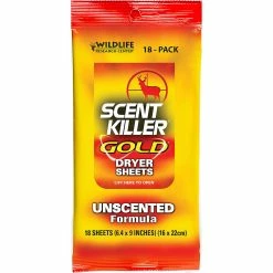 Top 10 😉 Wildlife Research Scent Killer Gold Dryer Sheets - Unscented 👏