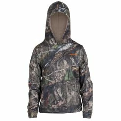Outlet ⭐ Habit Apparel Youth Summit Park Performance Hoodie Mossy Oak Country DNA 🧨