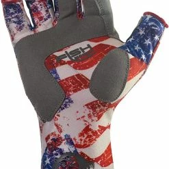 New 🔥 Fish Monkey Half Finger Guide Glove Americana 🔔 -Sitka SHOP a3 03807.1667506028