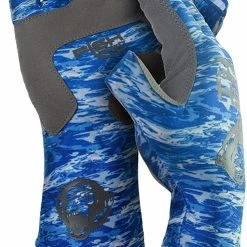 Best Pirce ๐ฅฐ Fish Monkey Half Finger Guide Glove Blue Water Camo ๐
