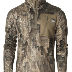 Best deal 🌟 Banded Mid-Layer 1/4 Zip Fleece Pullover Timber 😀