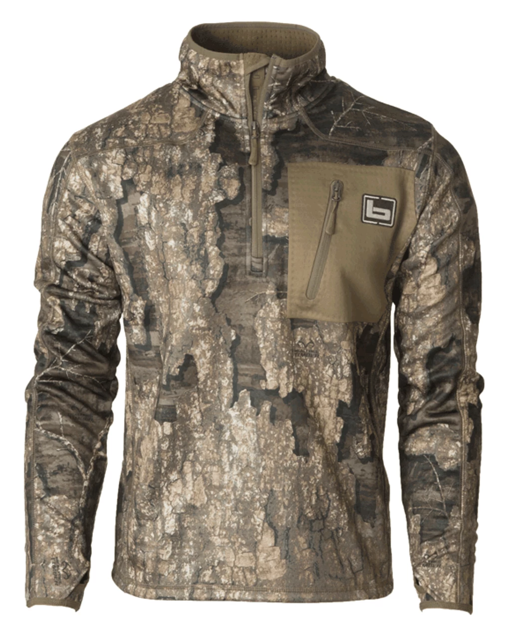 Best deal π Banded Mid-Layer 1/4 Zip Fleece Pullover Timber π